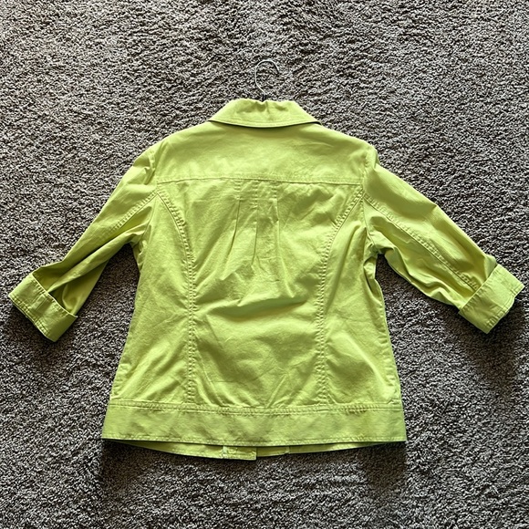 NWT Chico’s lime color jacket - Picture 4 of 4